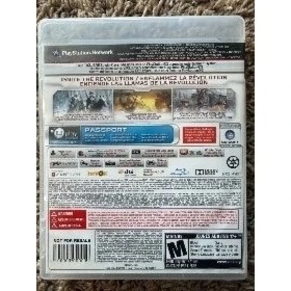 Ubisoft Assassin's Creed III PlayStation 3 PS3 Game Disc Case 2012